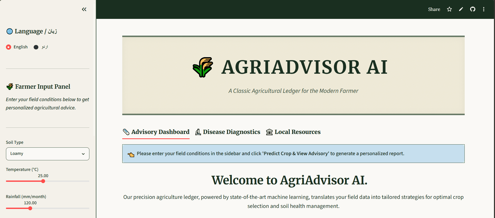 AgriAdvisor AI